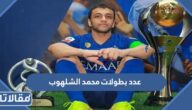 كم عدد بطولات محمد الشلهوب خلال تاريخه
