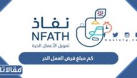 كم مبلغ قرض العمل الحر من بنك التسليف