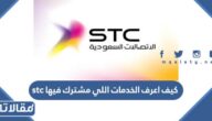 كيف اعرف الخدمات اللي مشترك فيها stc وطريقة إلغاءها