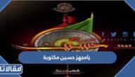 كلمات قصيدة يامجهز حسين مكتوبة