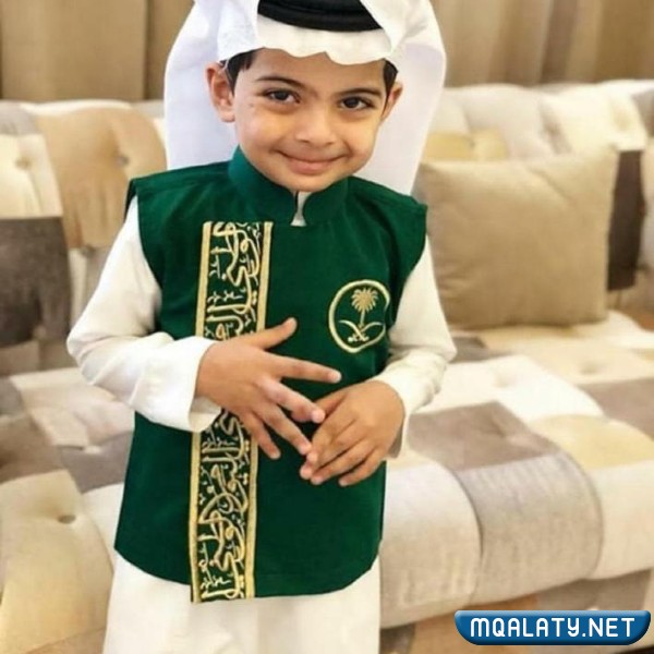 الزي السعودي في اليوم الوطني للأولاد