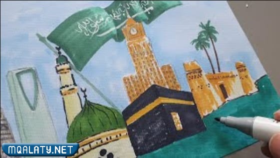 رسومات اليوم الوطني السعودي للأطفال 92