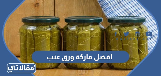 افضل ماركة ورق عنب