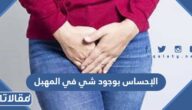 سبب الإحساس بوجود شي في المهبل