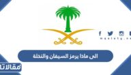 الى ماذا يرمز السيفان والنخلة في العلم السعودي