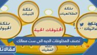 تصنف المخلوقات الحيه الى ست ممالك
