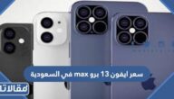 سعر ايفون 13 برو max في السعودية