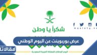عرض بوربوينت عن اليوم الوطني 95 جاهز للتحميل