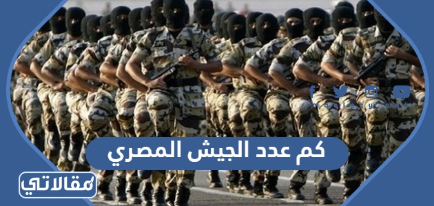كم عدد الجيش المصري
