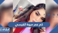 كم عمر مروة القيسي