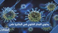 يحتوي الجدار الخلوي في البكتريا على