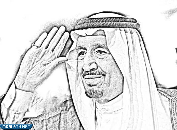 رسومات عن ذكرى البيعة للملك سلمان