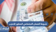 شروط الضمان الاجتماعي المطور للاعزب في السعودية 1448