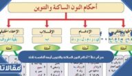 صح أم خطأ ؟ أحكام النون الساكنة والتنوين أربعة ألخامسة ثلاثة