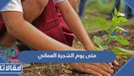 متى يوم الشجرة العماني 2024