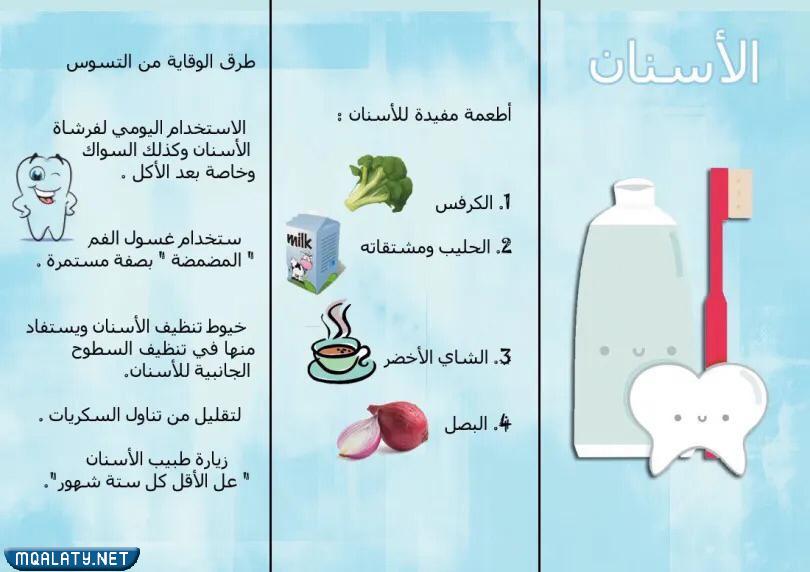مطوية عن الأسنان للاطفال