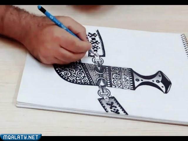 أجمل صور مرسومة للخنجر العماني