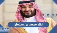 كم عدد ابناء محمد بن سلمان وما أسماءهم