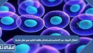 انتقال المواد عبر الاغشيه باستخدام طاقه الخليه هو نقل نشط