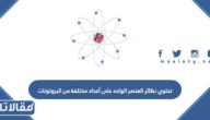تحتوي نظائر العنصر الواحد على أعداد مختلفة من البروتونات