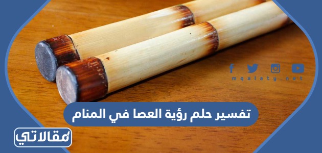 تفسير حلم رؤية العصا في المنام