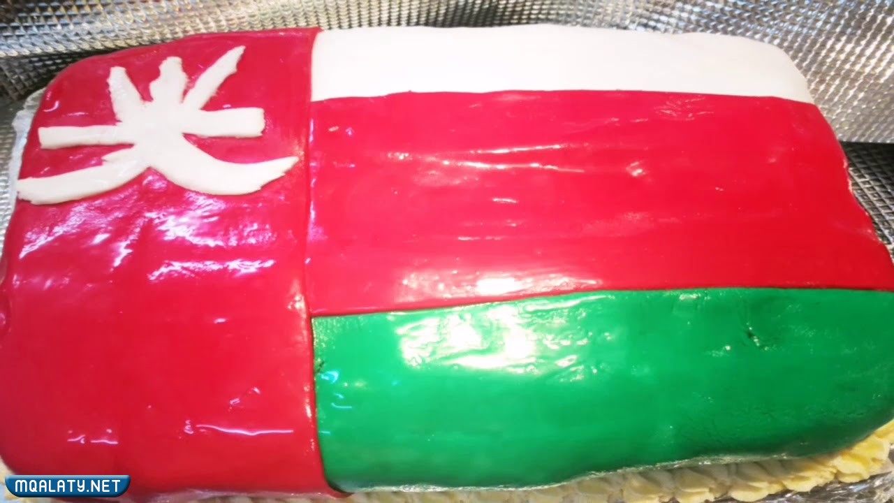 كيك العيد الوطني العماني