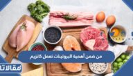 من ضمن أهمية البروتينات تعمل كانزيم