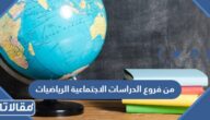 من فروع الدراسات الاجتماعية الرياضيات