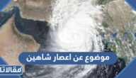 موضوع عن اعصار شاهين في سلطنة عمان pdf