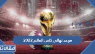 متى موعد نهائي كاس العالم 2022 في قطر