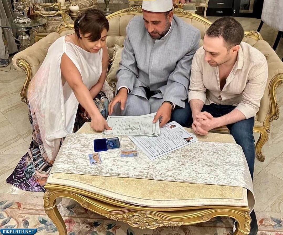 صور كتب كتاب شيرين وحسام