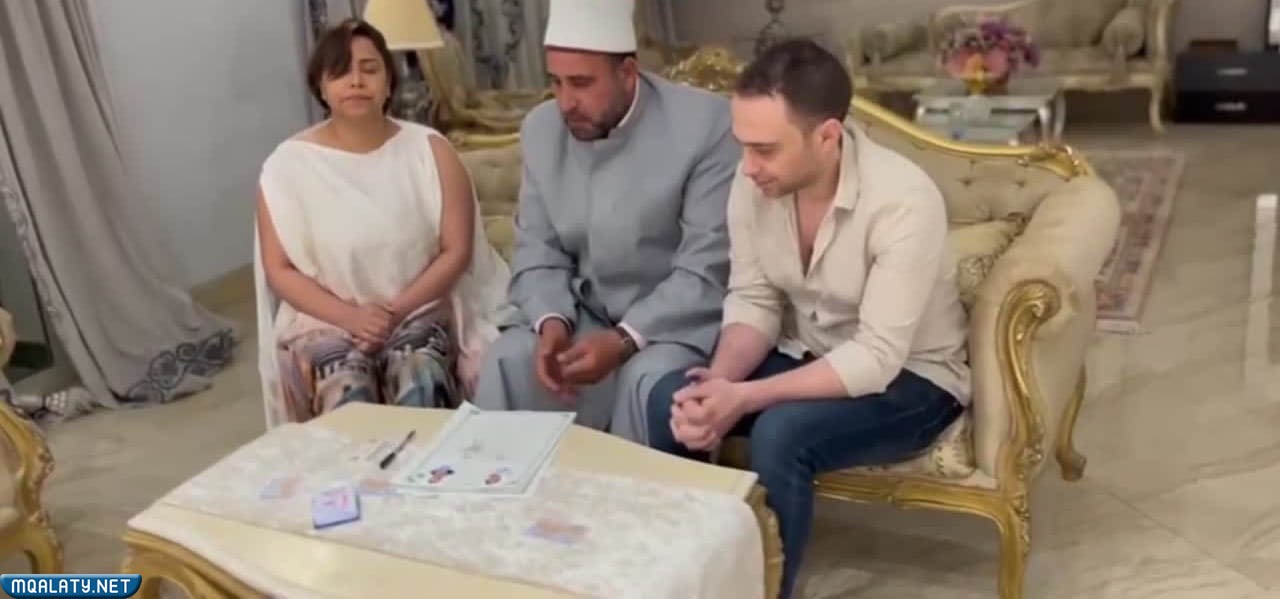 صور كتب كتاب شيرين وحسام