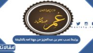 يرتبط نسب عمر بن عبدالعزيز من جهة امه بالخليفة