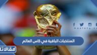 قائمة المنتخبات الباقية في كاس العالم 2022
