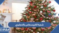 كيف اكتب شجرة الكريسماس بالانجليزي