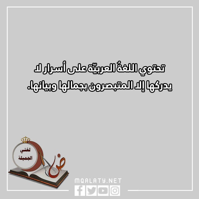 أقوال الشعراء عن اللّغة العربيّة