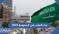 عدد الاجانب في السعودية 2023