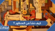 كيف نشأ فن المنظور ؟ رتب المراحل التاريخية المبينة أمامك لكي تتعرف على مراحل نشأة علم المنظور