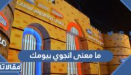 ما معنى انجوي بيومك