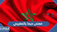 ما معنى ديما بالمغربي ومتى تقال