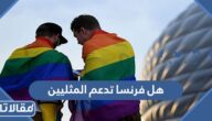 هل فرنسا تدعم المثليين