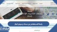 رابط الاستعلام عن سداد رسوم انجاز التأشيرات