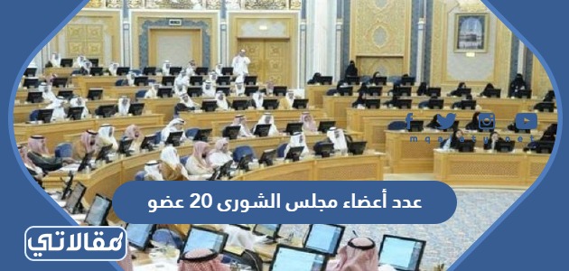 عدد أعضاء مجلس الشورى 20 عضو