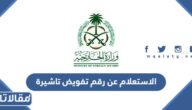 الاستعلام عن رقم تفويض تاشيرة 1444 بالخطوات