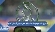 ما هي الفرق السعودية المشاركة في دوري أبطال آسيا 2023