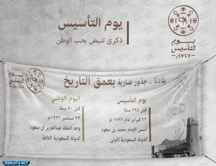 بنر يوم التأسيس