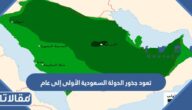 تعود جذور الدولة السعودية الأولى إلى عام