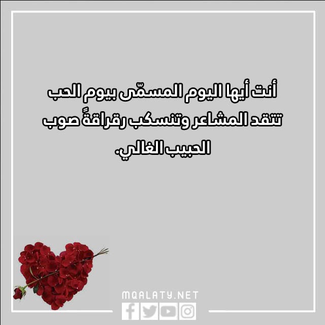 كلام طويل عن عيد الحب