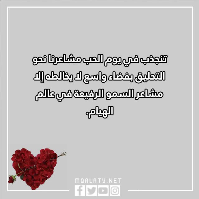 كلام عن عيد الحب للزوجة
