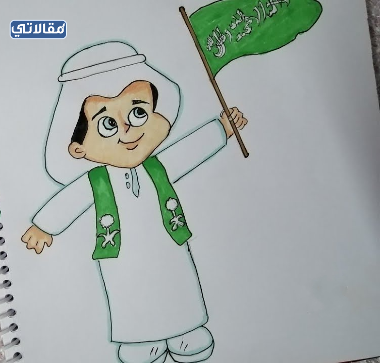 لوحات عن يوم التاسيس بأشكال متعددة